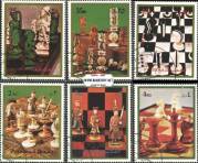 *Známky Fujeira 1972 Šachy, razítkovaná séria - Kliknutím na obrázok zatvorte -